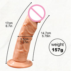 Realistic Silicone Dildo with Suction Cup G-Spot Anal Dildos Strapon Dick Butt Plug Masturbat Adult Sex Toys for Man Women