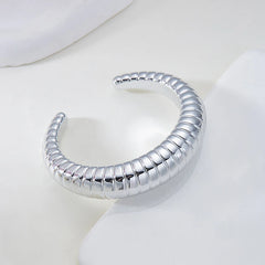 Exaggerated Irregular Cuff Bracelet – Hip Hop Rock Style