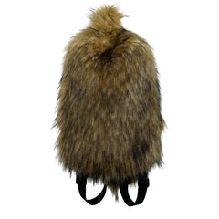 Faux Fur Backpacks for Women Kawaii Woolen Fabric School Bag Y2k Korean Travel Girls Fluffy Backpack Cute Plush Winter Schoolbag