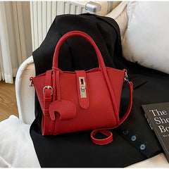 Fashion Leather Tote Bag – Versatile Casual Commuter Bag