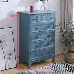 Solid Wood Chest of Drawers Storage Cabinet