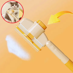 Self-Cleaning Pet Grooming Brush – One-Button Dog & Cat Comb Pet Shop
