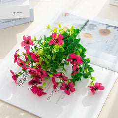 Artificial Flower Plant Eucalyptus Violet Wedding Christmas Decor Home vase Outdoor garden courtyard Bonsai Festival party Diy
