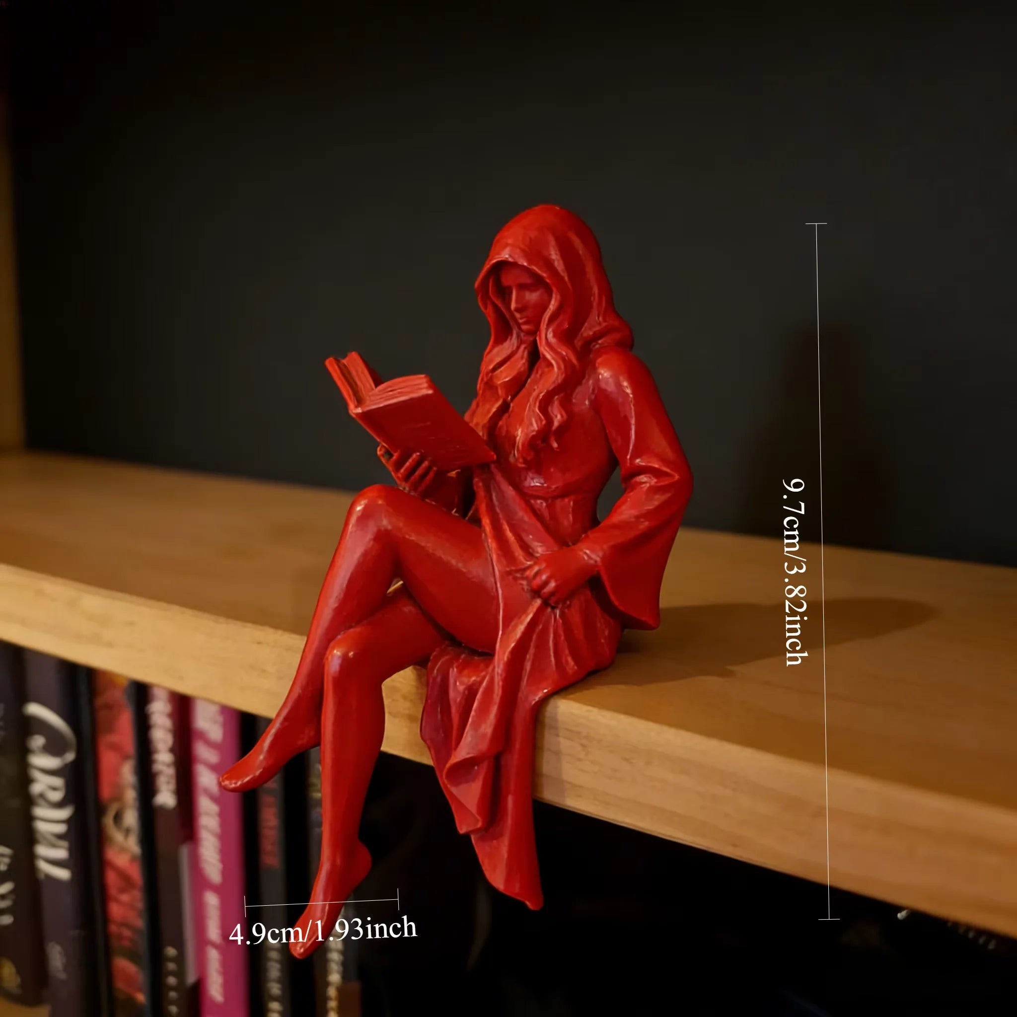 Elegant Romantic Bookshelf Figurine – Home Decor Gift