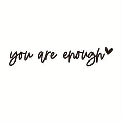 Inspire Motivational Quote Decal You Are Beautiful Mirror Vinyl Sticker Believe in yourself Stickers Bathroom Fitting Room Decor