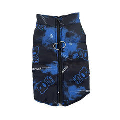 Fashion Big Dog Waterproof Jacket Autumn Winter Pet Coat with Traction Buckle Doberman Pinscher Golden Retriever Outdoor Jackets