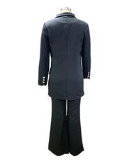 Women’s Solid Color Casual 2-Piece Wide-Leg Pants Set