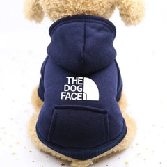 Autumn and winter sweater cowboy pocket two-legged clothes wind pet clothes dog cat Pet Shop Pet Clothing