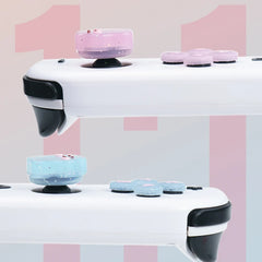 Cute Bling Silicone Soft D-pad Button ABXY Key Sticker Skin Case For Switch 2/NS Oled Joy-con Thumb Stick Grip Cap Cover