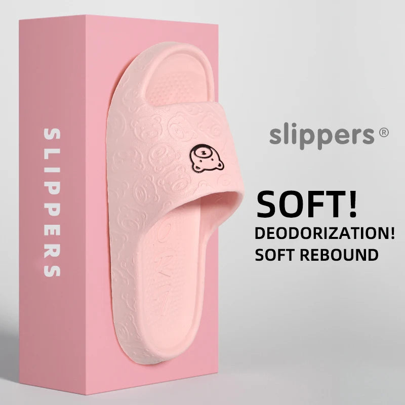 Non-slip Slippers Female Outer Wear 2024 New Bathroom Bathroom Indoor Home Sandals Female Summer Eva Flat Shoes